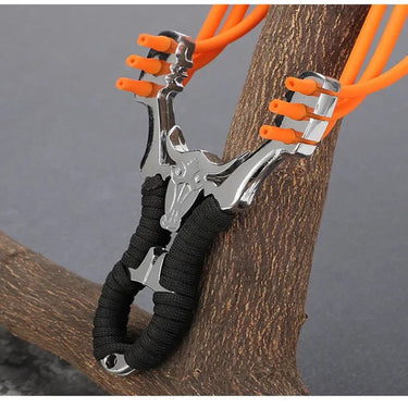 Professional Alloy Slingshot with Thick Strap - InspiredGrabs.com
